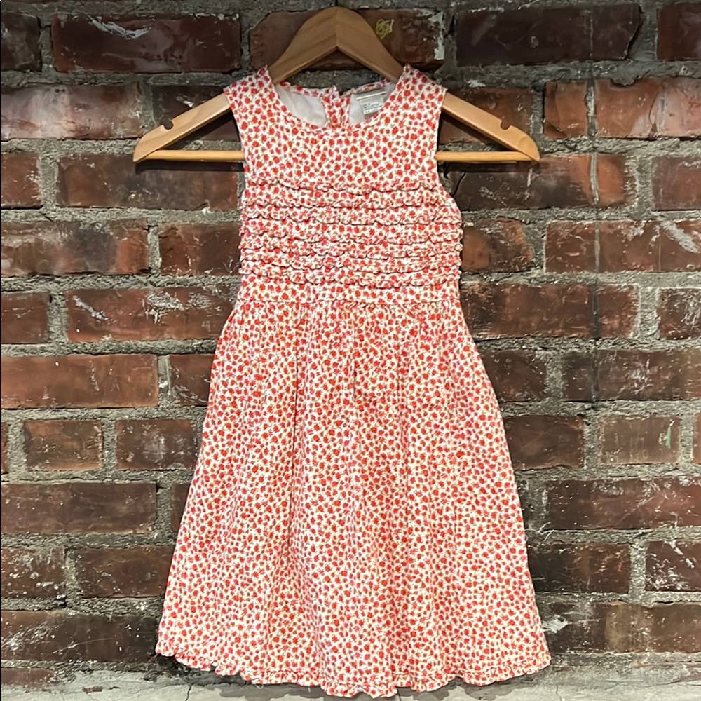 Charming Pink Floral Kids Dress